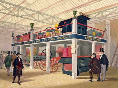 Crystal Palace, il cortile agricolo da C.T. Dolby